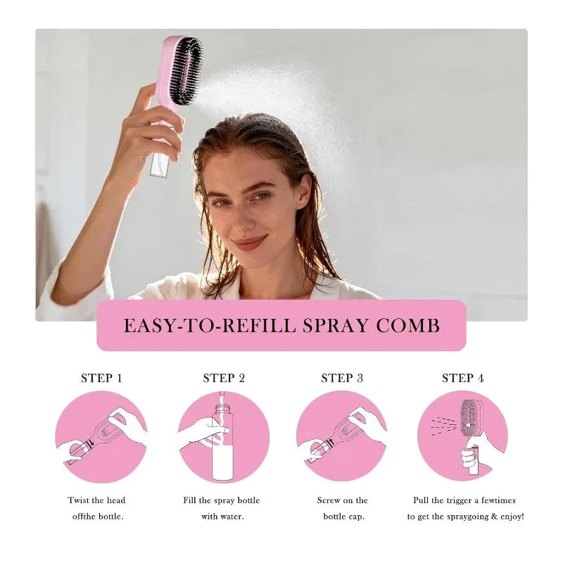 Detangling Water Mist Brush